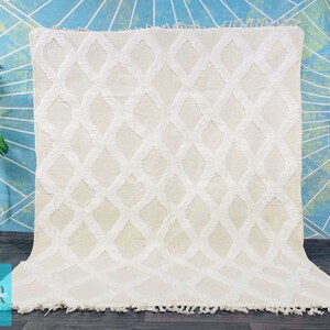 Custom Beni Ourain Rug: Hand-Knotted Moroccan Berber Rug