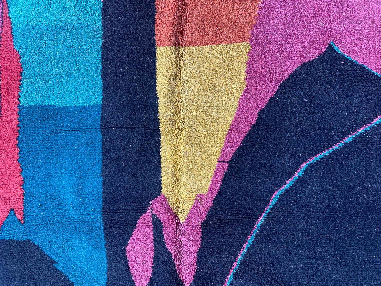 Colorful Berber Rug 5X7 Moroccan Area Rug Authentic Rug Etsy