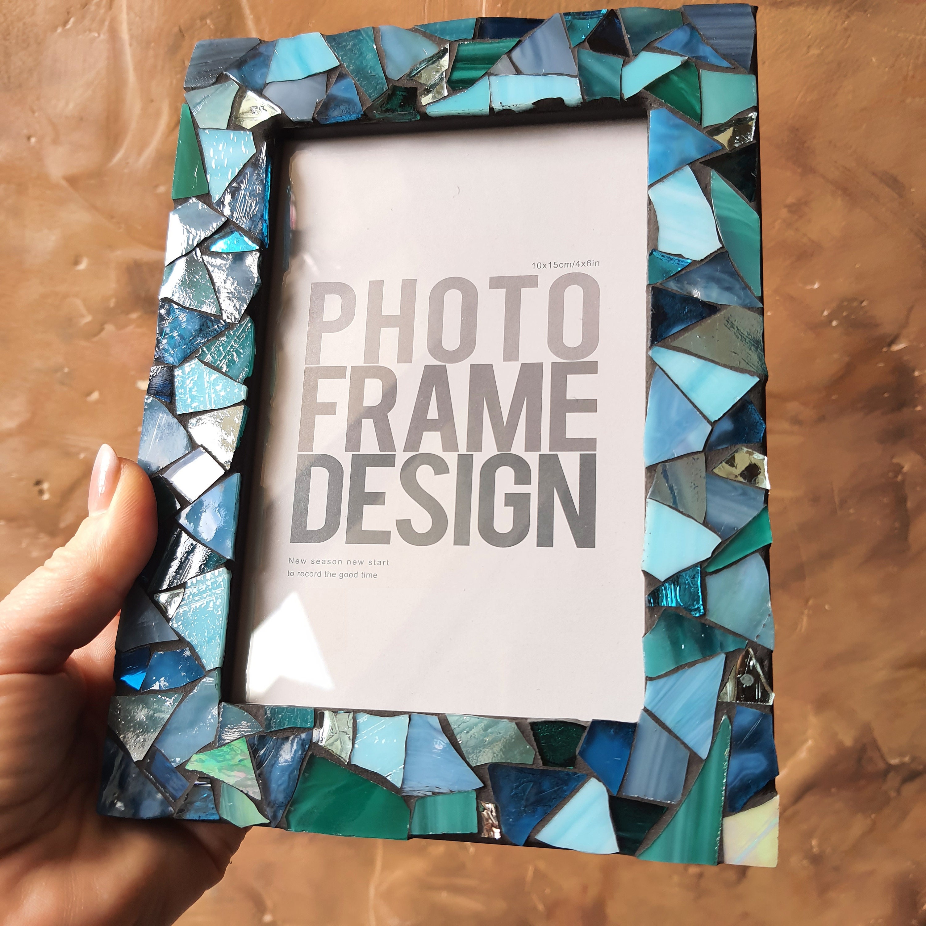 Society6 ケース Turquoise and blue mosaic-(photograph) il_fullxfull.5831037047_gt9h.jpg