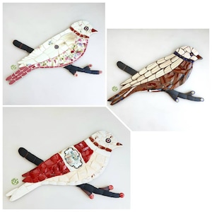 Mosaik Vogel Wanddekor