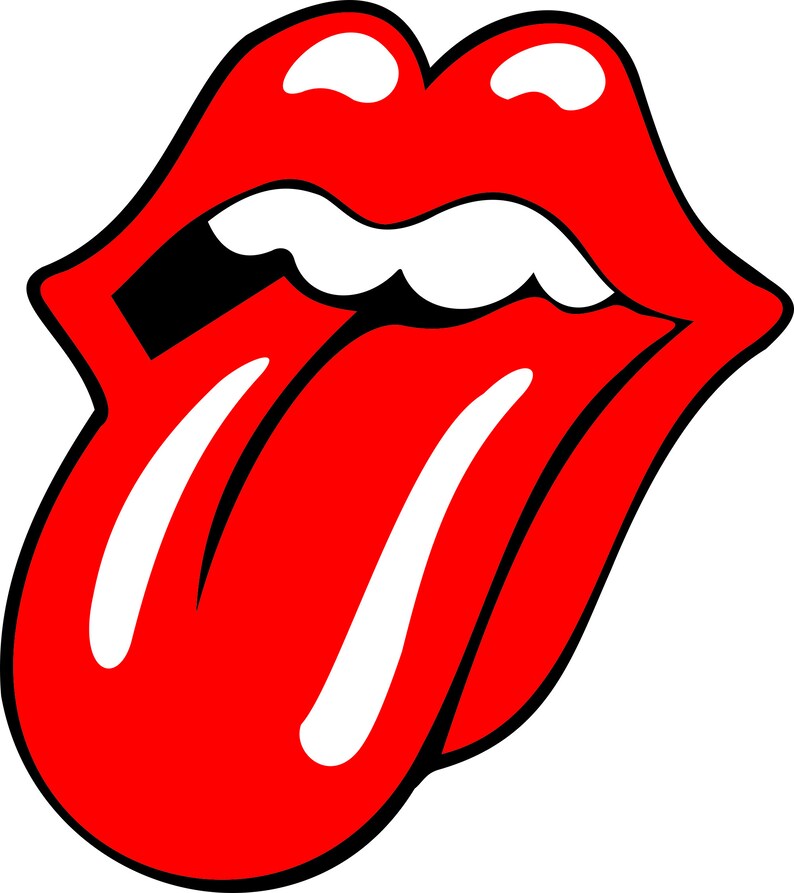 Red Lips Svg Rock Band Svg Kiss Lips Svg Lips With Tongue Etsy
