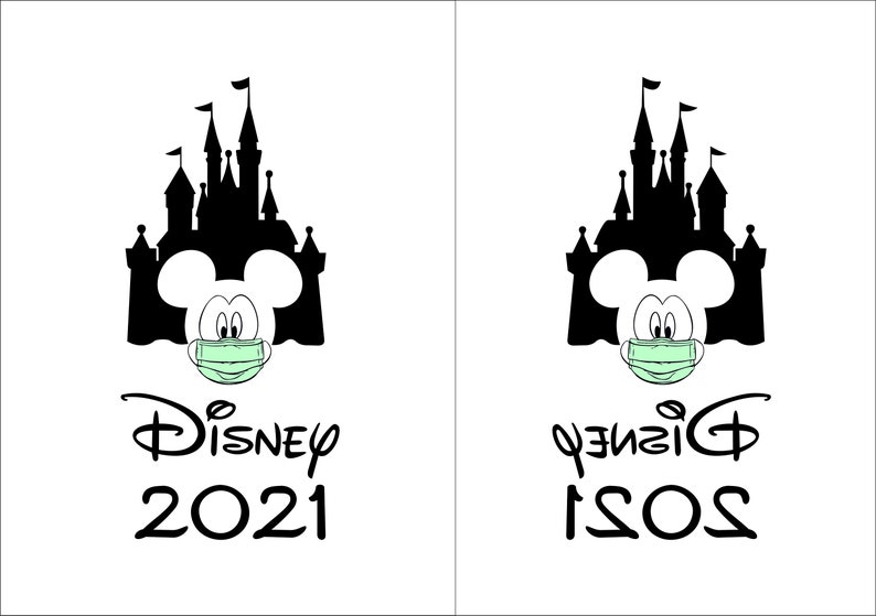 Download Disney castle svg disney 2021 svg mickey mouse mask | Etsy