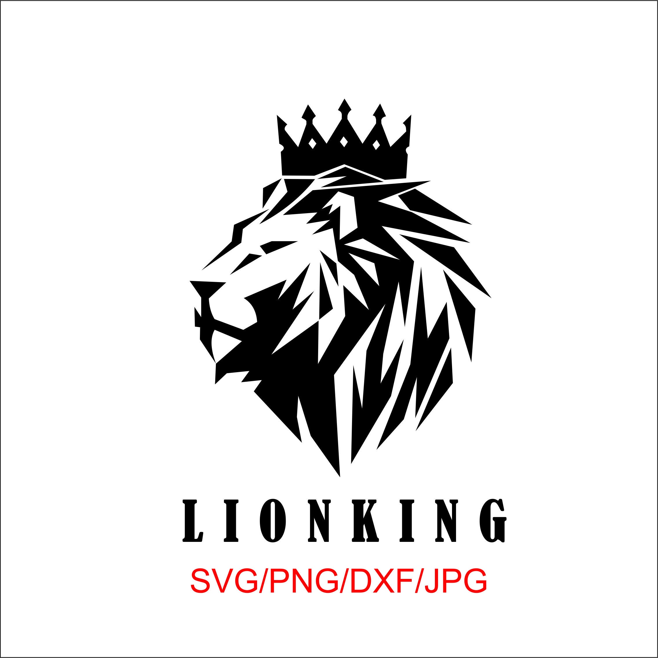 Free Free Lion King Logo Svg