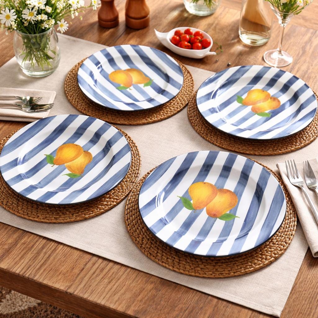 Vintage Lemon Plate - Etsy