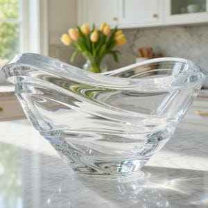 Art Deco Glass Vase - Etsy