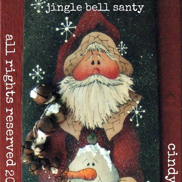 Jingle Bell Santy decorative painting design e-packet