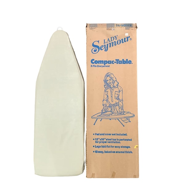 Tabletop Ironing Board Lady Seymour Compac-Table NEW in Box Collapsible