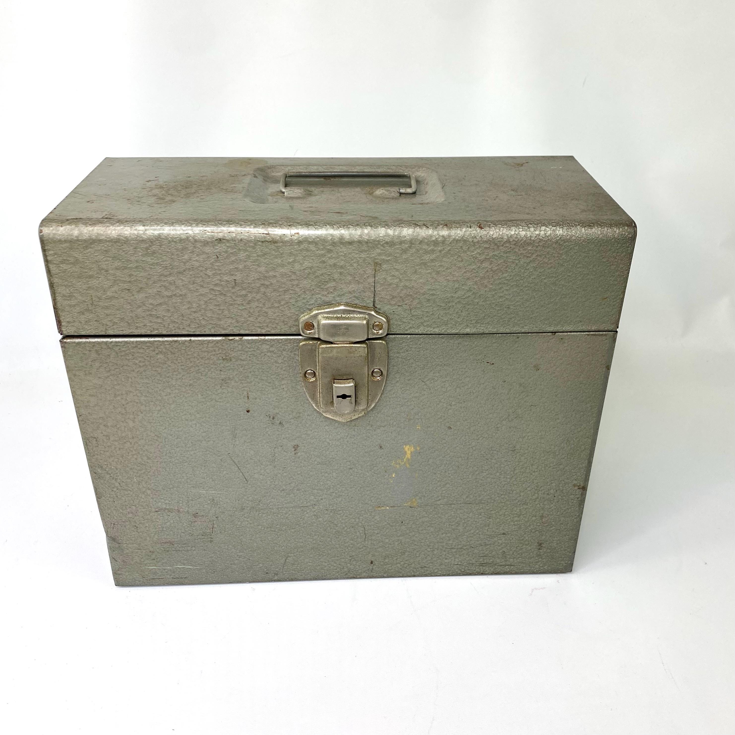 Industrial Gray Sheet Metal File Box Your Choice Excelsior 40s 50s