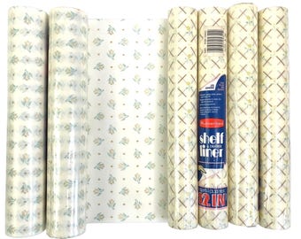 Single Roll Rubbermaid Shelf and Drawer Liner Vinyl Paper NOS