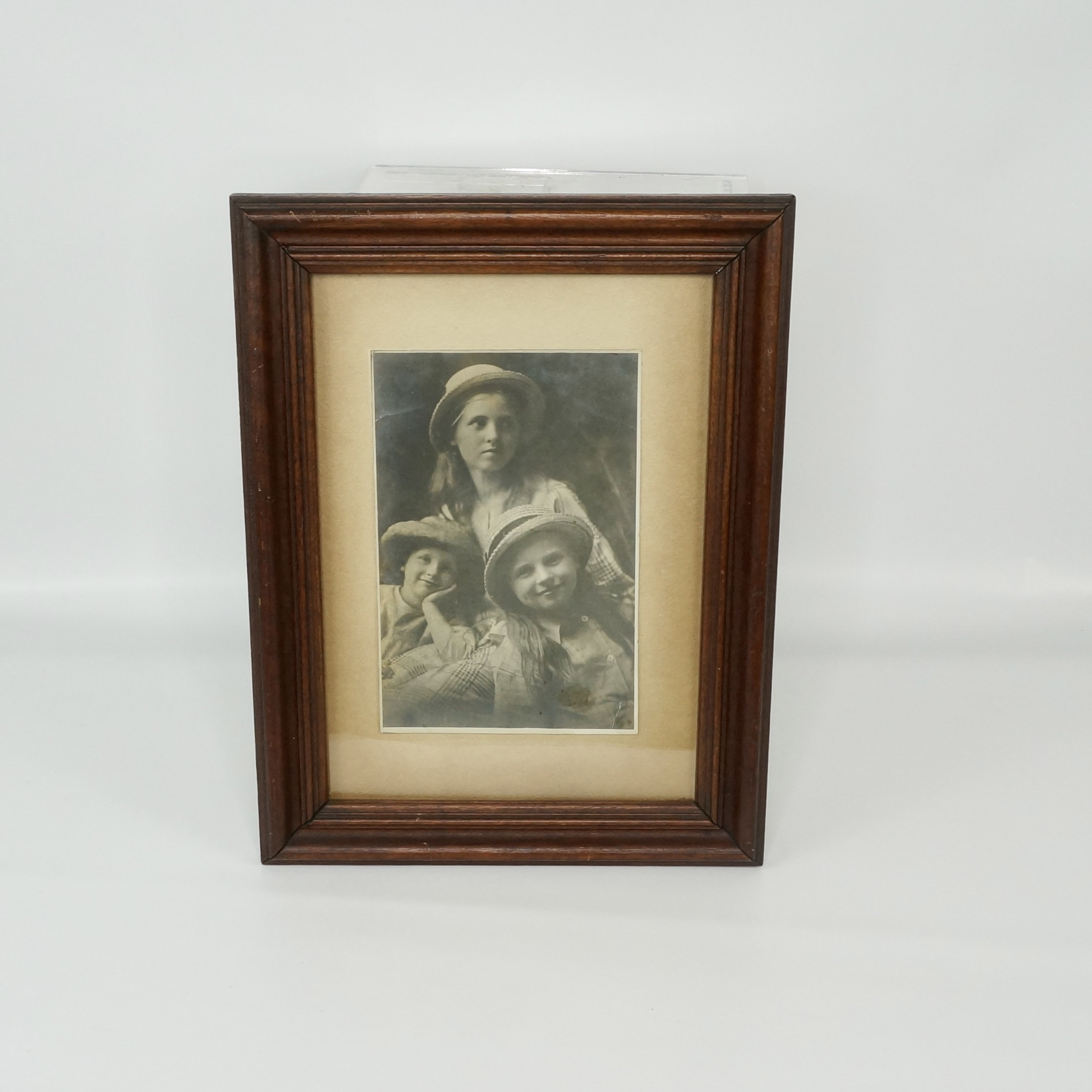 ビクトリア朝時代の三姉妹のオリジナル写真（額入り、アンティーク