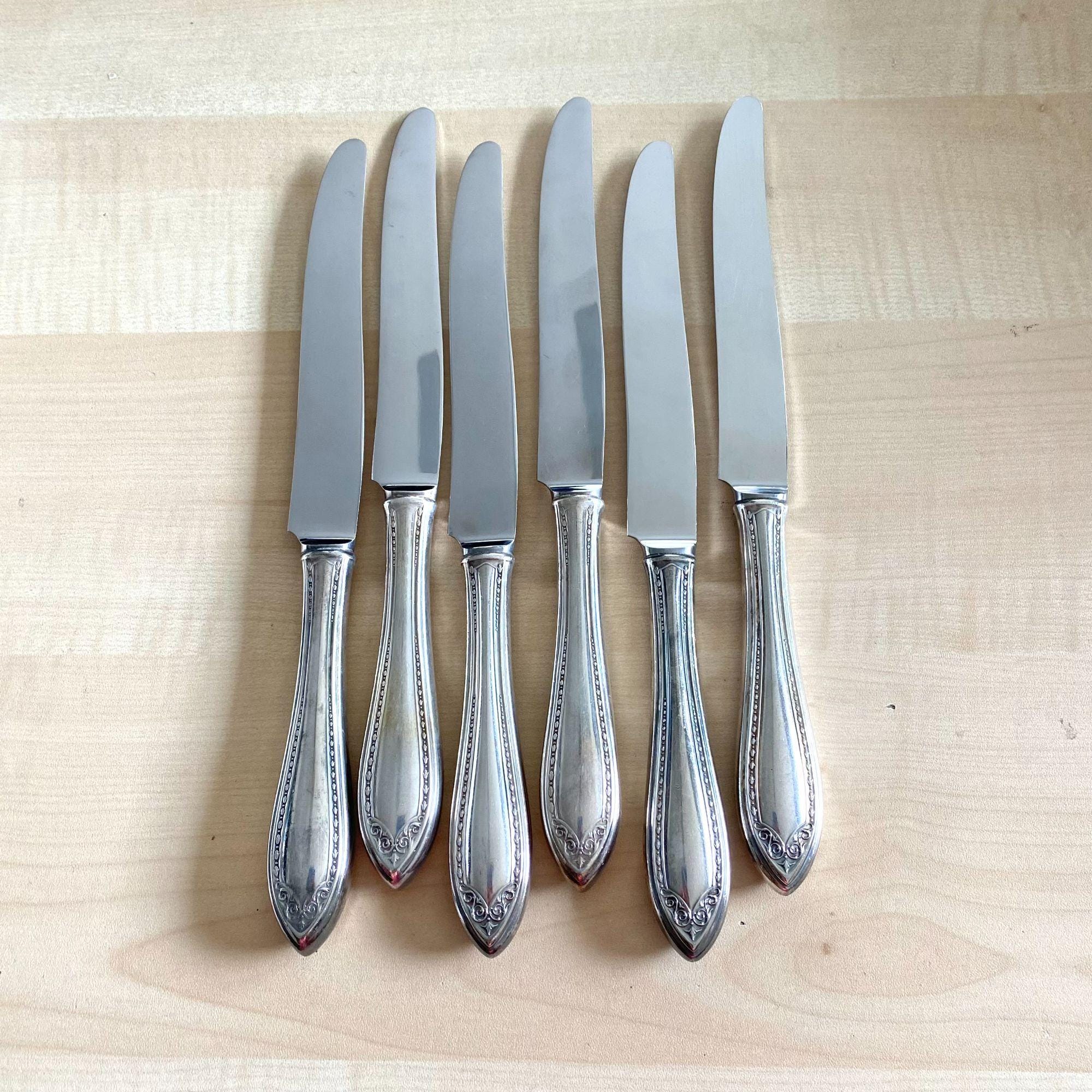 Silver Dinner Knives - Etsy Ireland