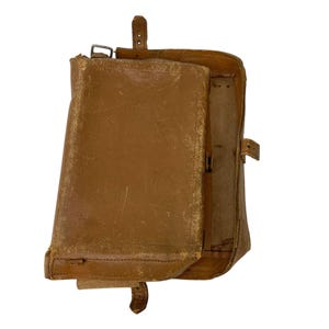 Worn Real Leather Vintage Book Bible Cover Needs Repair