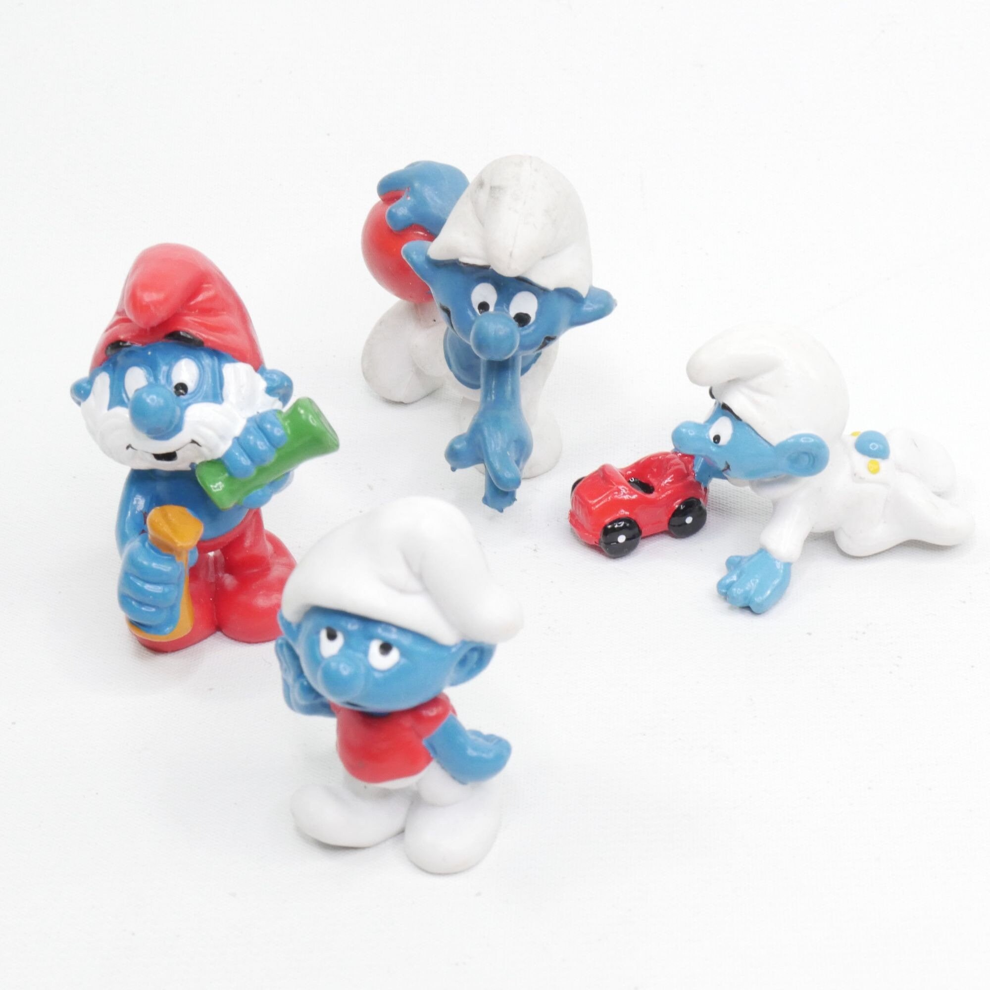70s-80s SCHLEICH◾️9点セット スマーフ キーホルダー フィギュア 70s-80s SCHLEICH 9-piece Smurf keychain figure set | eBay