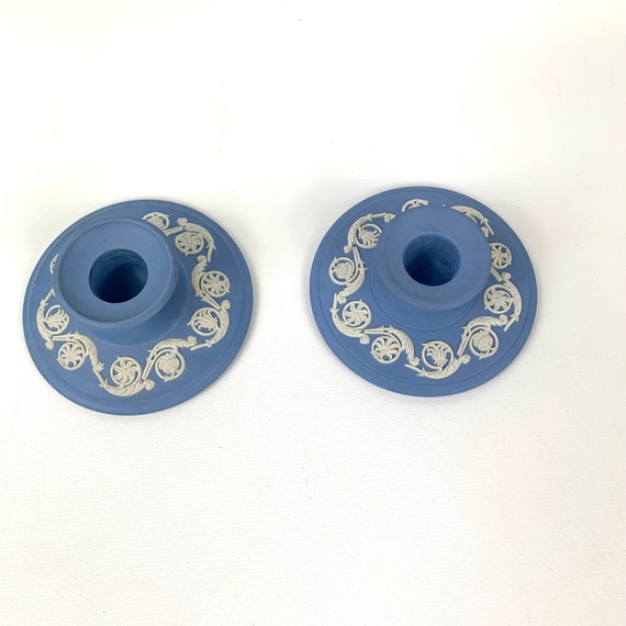 ウェッジウッド ジャスパーウェア キャンドルスタンド 2個セット ウェッジウッド ジャスパーウェア キャンドルスタンド 2個セット