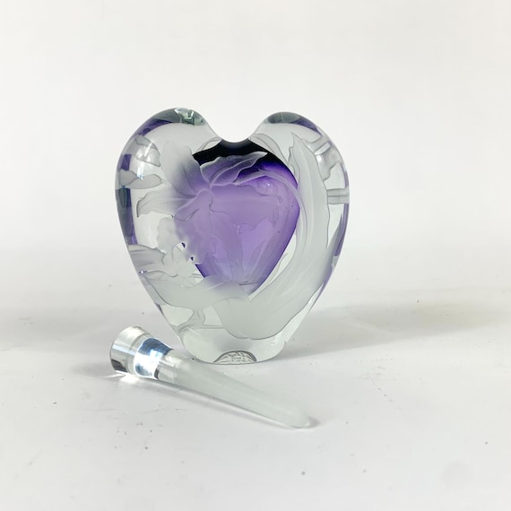 Zellique Studio Art Glass Perfume Bottle Phyllis Polito 80s