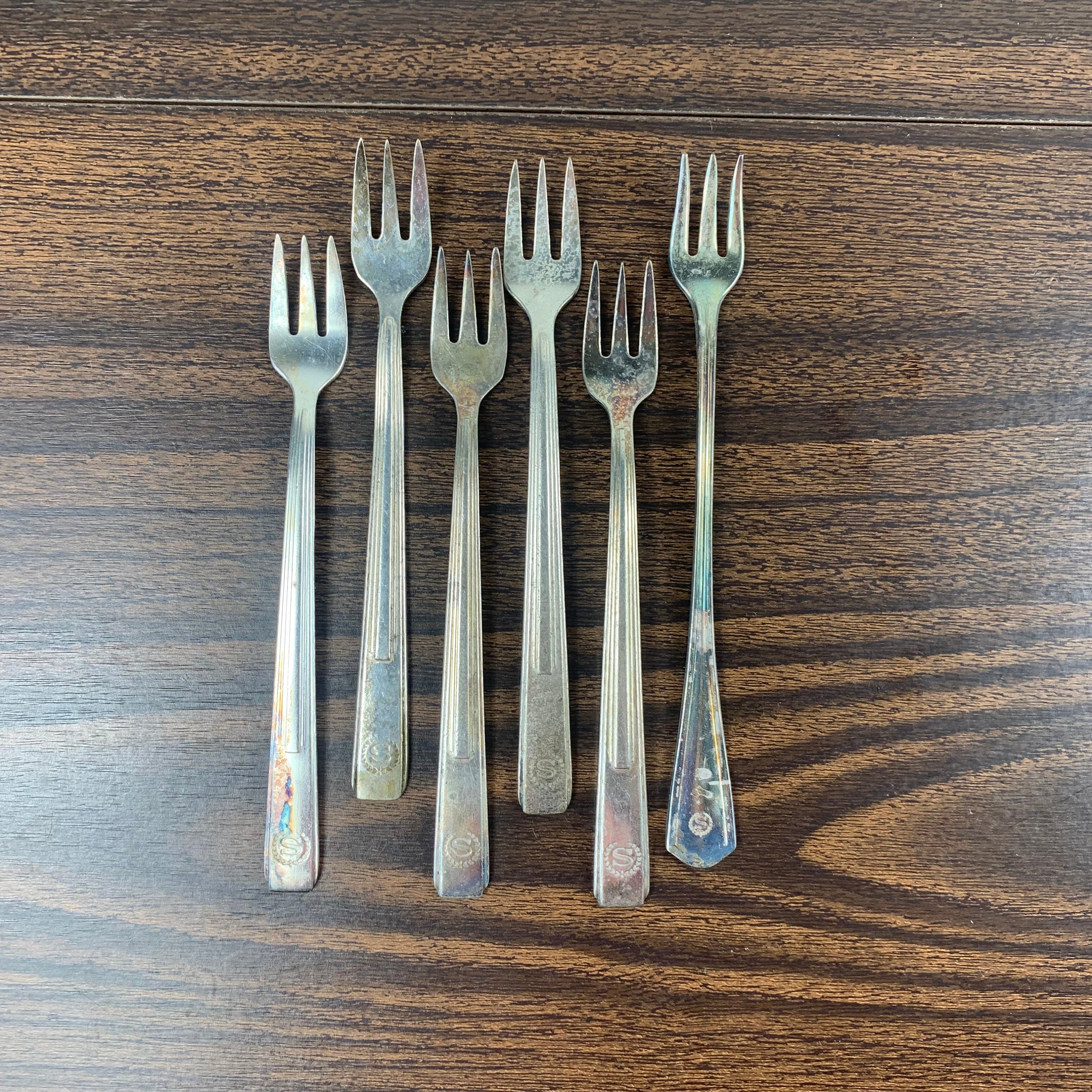 Reed Barton 6 Forks - Etsy display picture 1