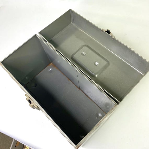 Industrial Gray Sheet Metal File Box Your Choice Excelsior 40s 50s
