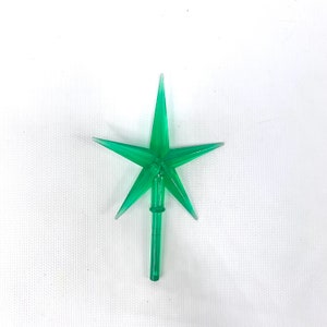 Vintage Ceramic Christmas Tree Star Topper Choose Color image 4