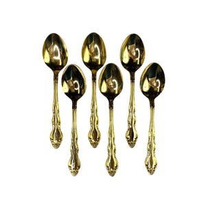 Gold Teaspoons Japan - Etsy
