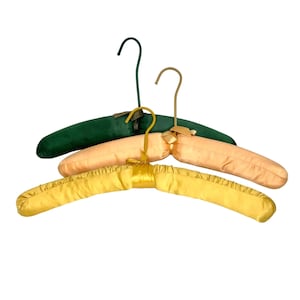 Large Satin Cotton Padded Clothes Hangers for Sweaters Silk Delicate Lingerie