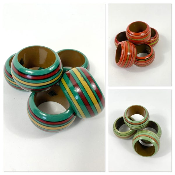 Teal Napkin Rings Etsy