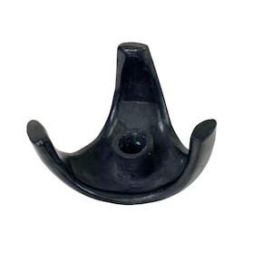 Black Pottery Oaxaca Mexico Candleholder MCM Midcentury Modern Barro Negro