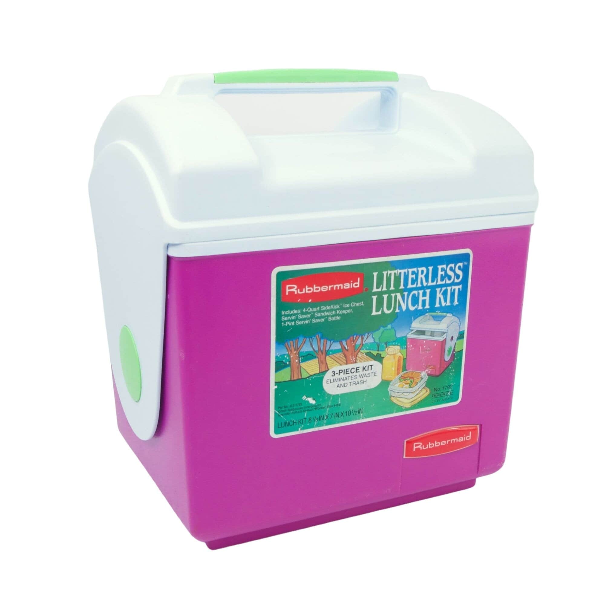 Rubbermaid Sidekick Qt Ice Chest Lunch Box Vintage Insulated - Main Image