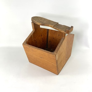 Chippy handgemachter Holz Schuhputzkasten und Ständer