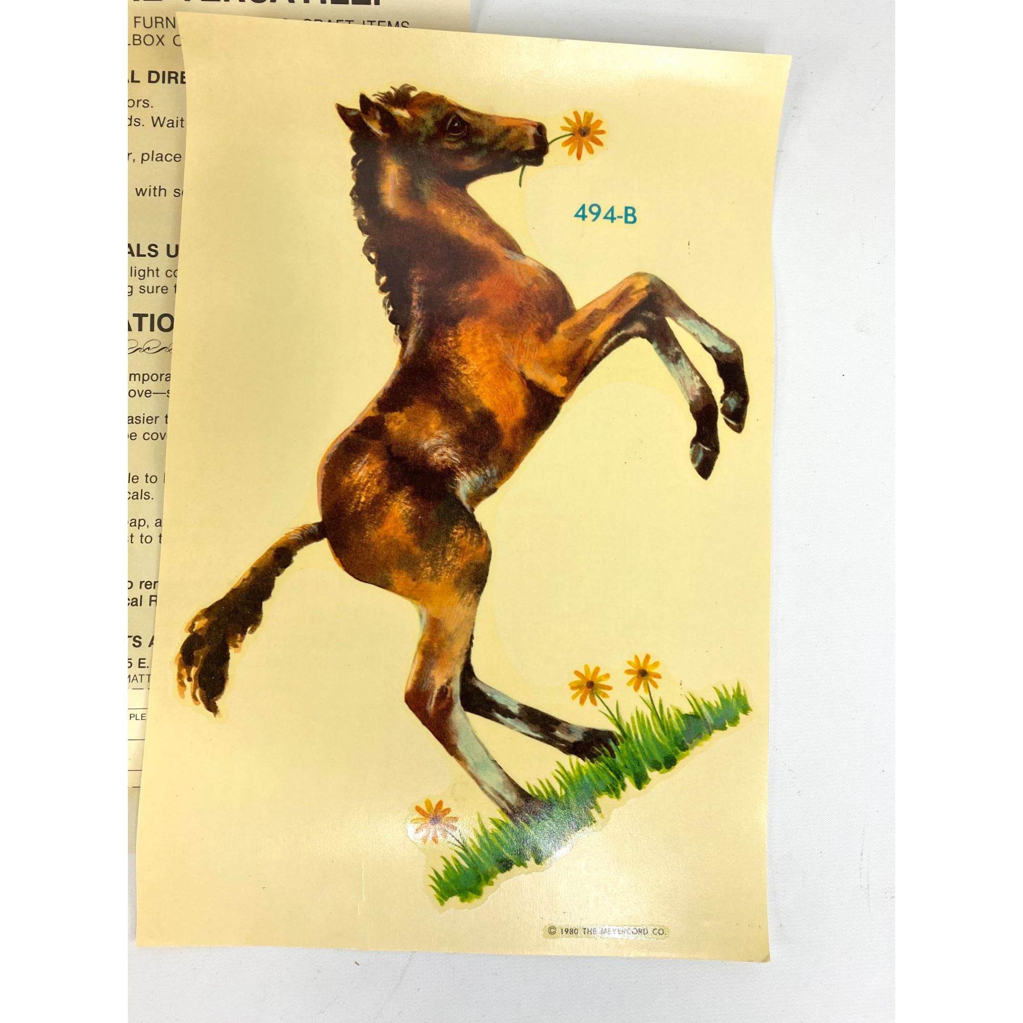 Vintage Meyercord Nursery Decal - Etsy
