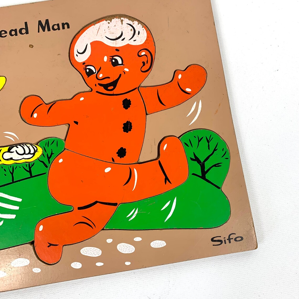 Vintage storybook wood puzzles Sifo Jack and Jill Gingerbread Etsy