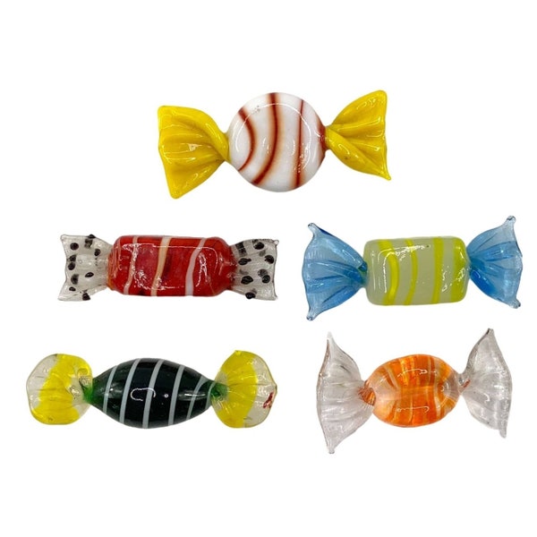 Blown Glass Candy Etsy
