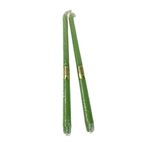 Sage Green 12 inch Handcrafted Vintage Taper Candles