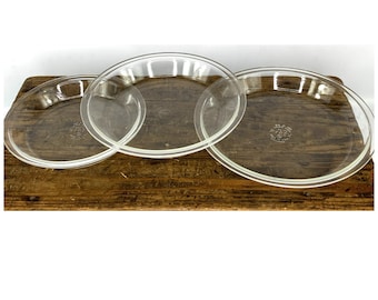 Vintage PYREX USA Glass Pie Plate 9 inch Ovenware