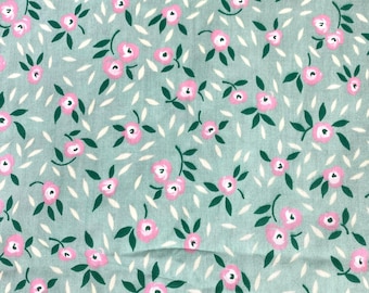 Speels abstract bloemenpatroon hoeslaken uit de jaren 90, vintage, geschikt voor eenpersoons- of tweepersoonsbed.