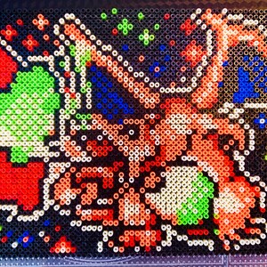 Mega Charizard XL Figures, Pokemon Decor, Mega Charizard X, Mega Charizard Y,  Anime Merch, Custom Figure, Hama Beads, Perler Bead Art -  Sweden