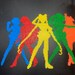 Sailor Moon Sailor Scouts Hand Crafted Silhouette 10 X 15 Inch - Etsy
