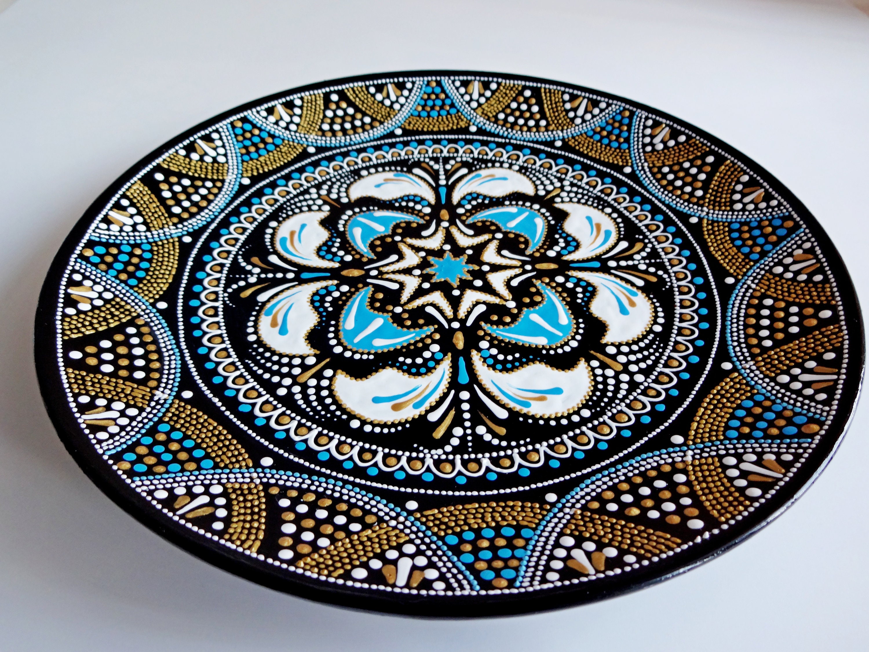 Decorative plates for hanging Majolica plates Large Decorative Etsy