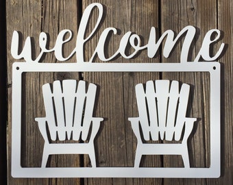 Welcome Sign metal sign