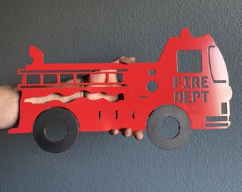 Kid's Room Fire Truck (Custom Option Available)