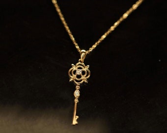[92.5 Silver] Vintage Simple Necklace with Pendant