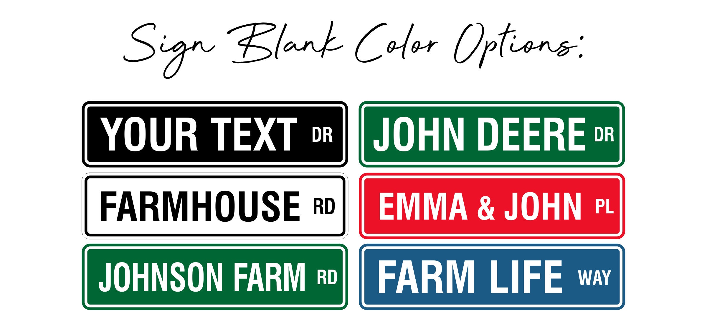 Custom Street Sign Personalized Street Sign Custom Outdoor Etsy