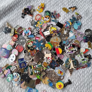 DISNEY ENAMEL PINS - mystery bags! Tarzan, FigPin Mickey, Aurora, Mulan, Hula Stitch