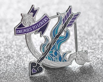 Enemies to Lovers Pin - Silver Plated