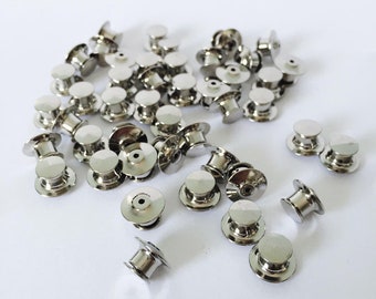 Locking Pin Backs - Set of 8