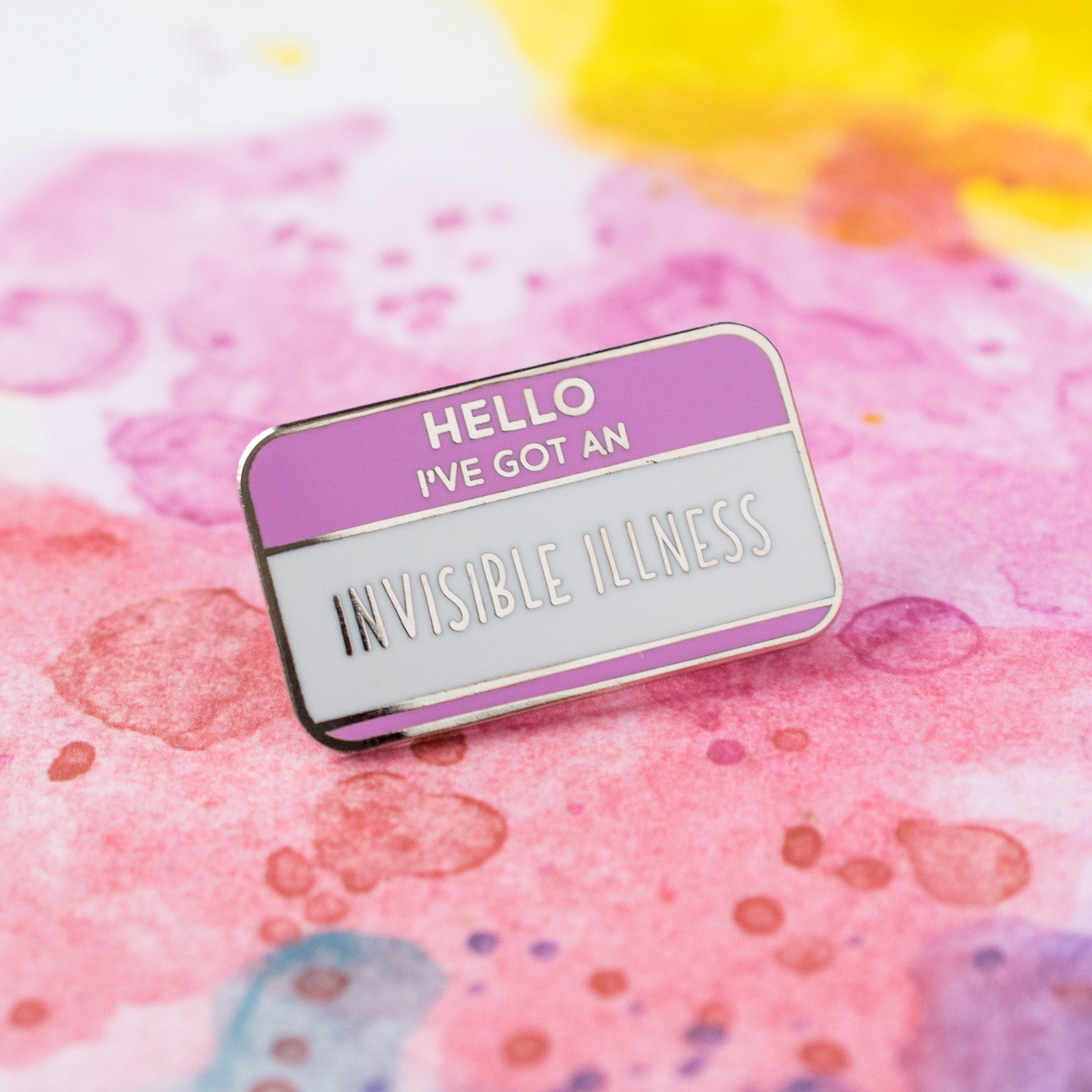 Name Tag Pin All Colors Etsy