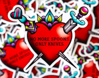 Sticker Only Knives - vinylsticker