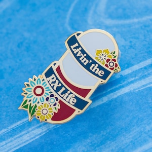 The RX Life Pin - Gold and Red