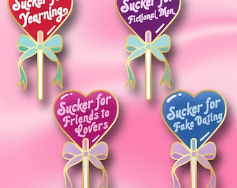PRE-ORDER - Sucker for Tropes Pin
