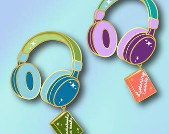 PRE-ORDER - Audiobook Reader Charm Pin