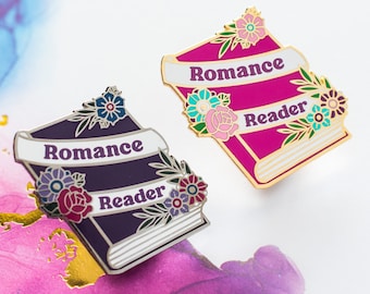 Romance Reader Pin - Book Pin